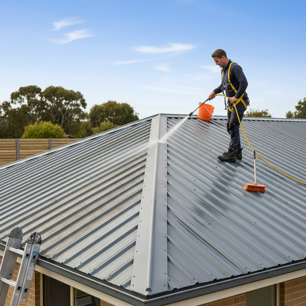 Illustration of a Colorbond roof