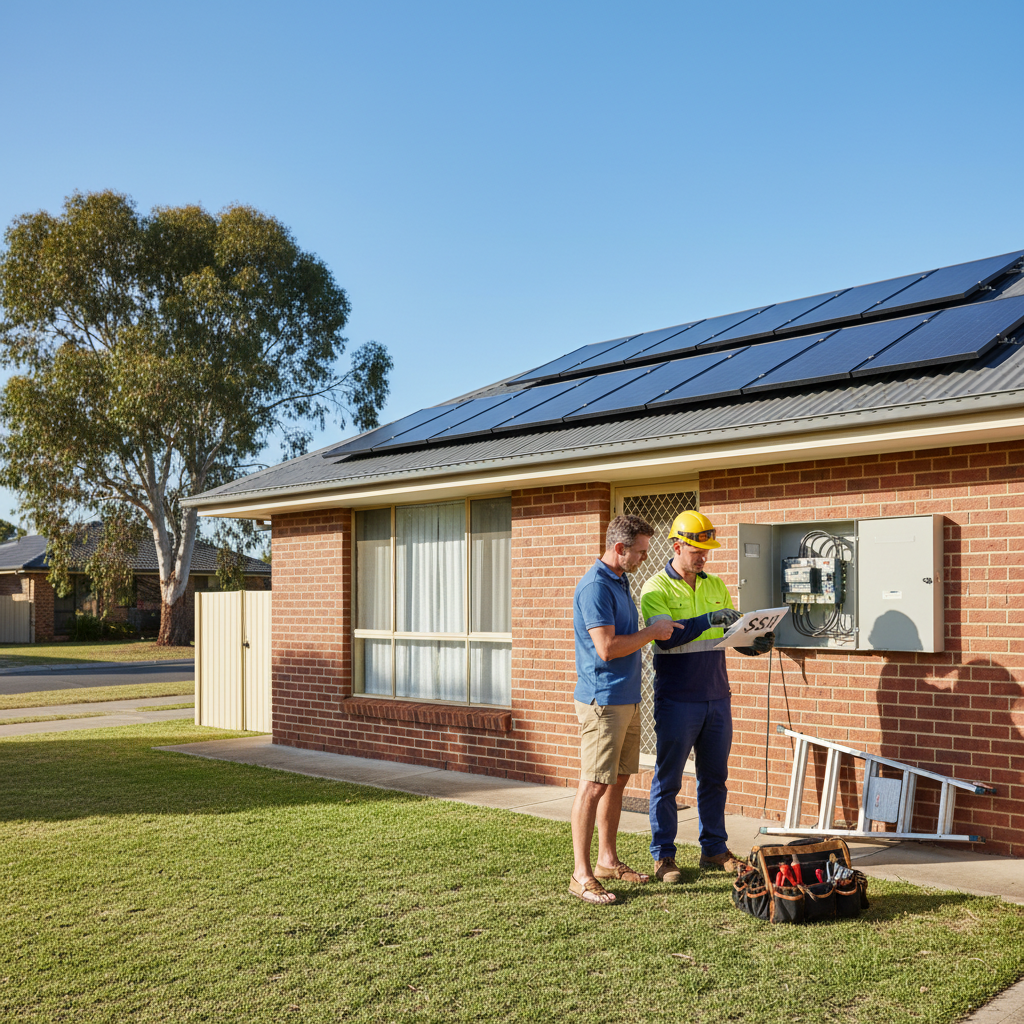 Illustration of a solar panel