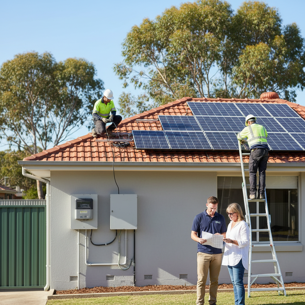 Illustration of a solar panel