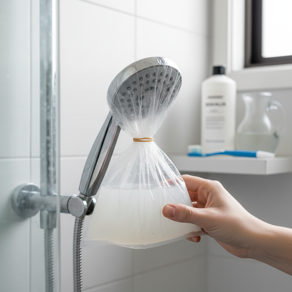Illustration of a showerhead