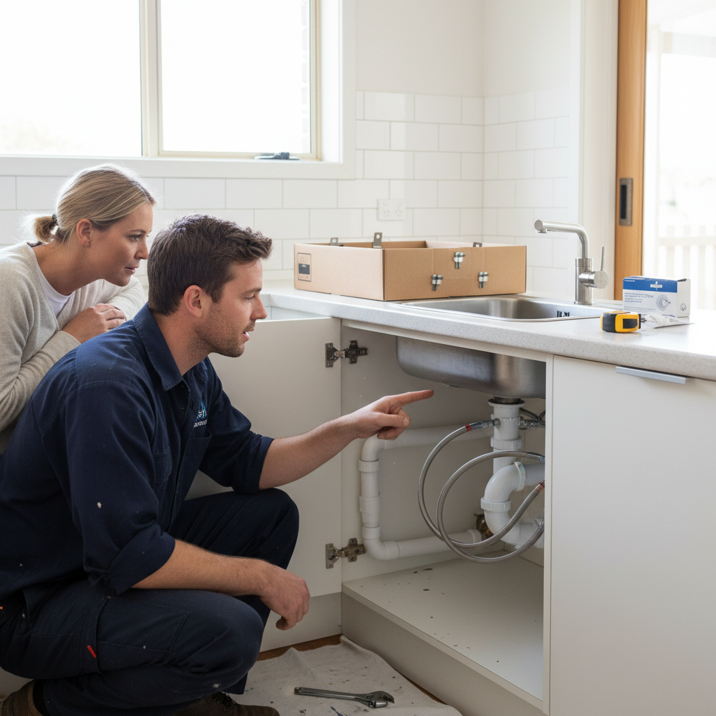 Illustration of a kitchen sink