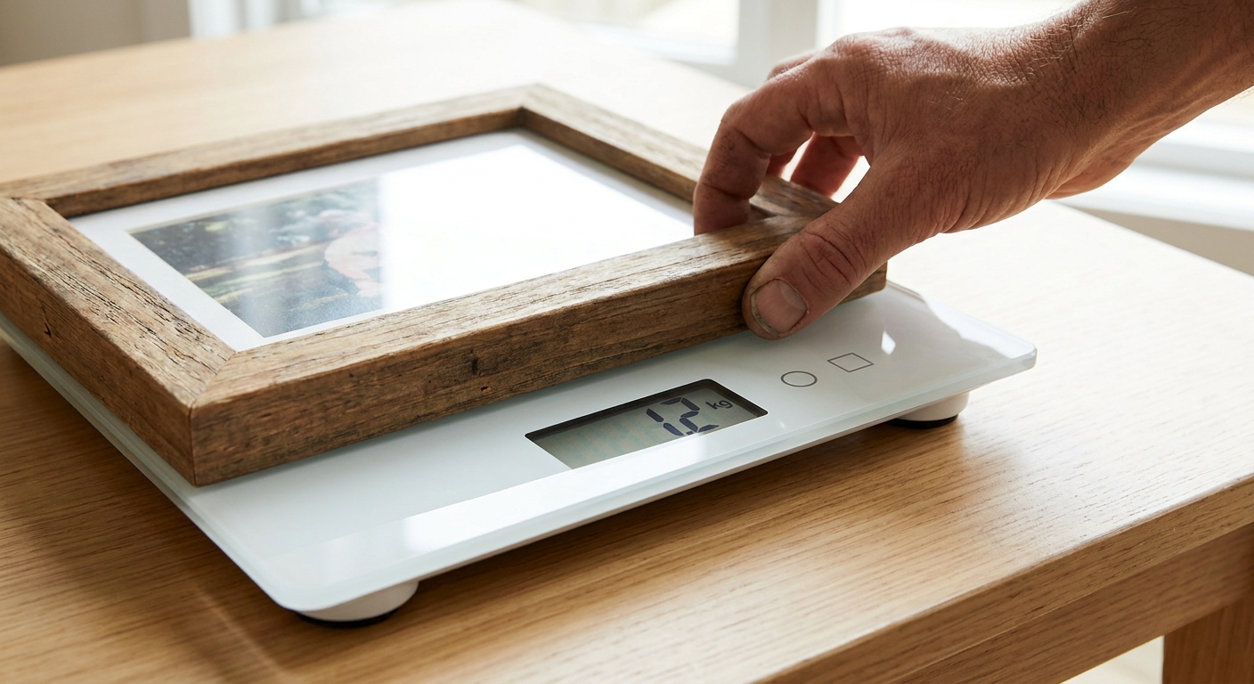 Step 1: Weigh the picture