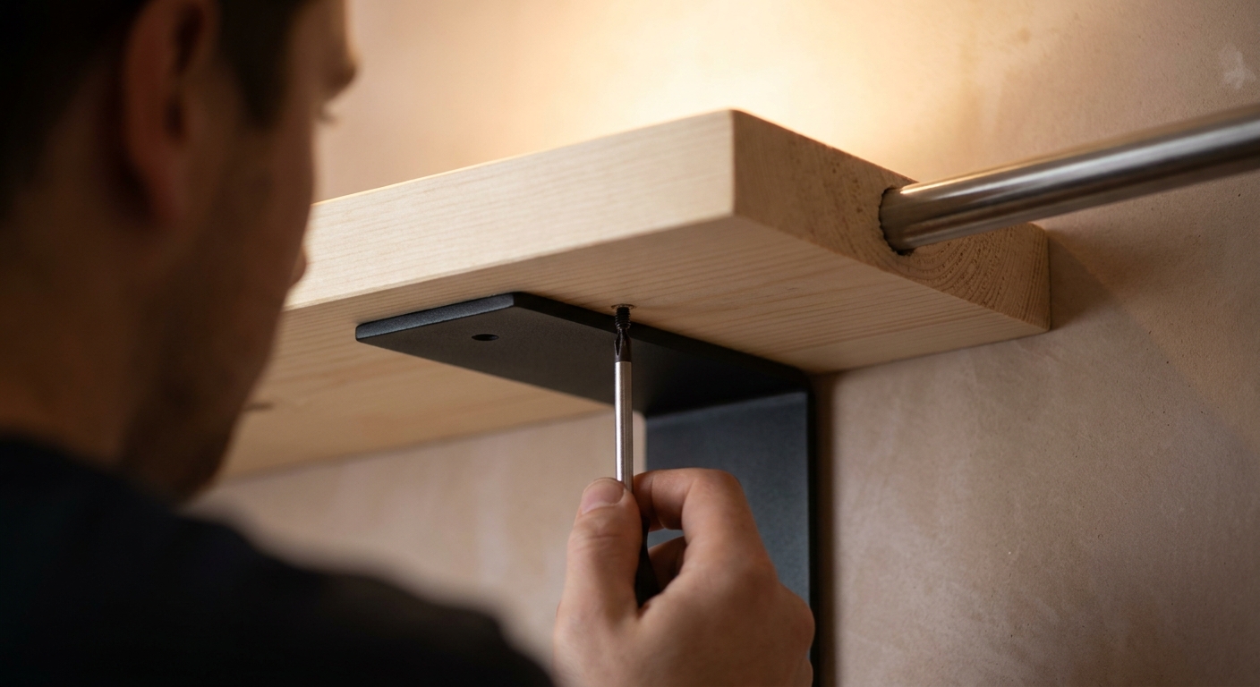Step 6: Fit the shelf and load gradually