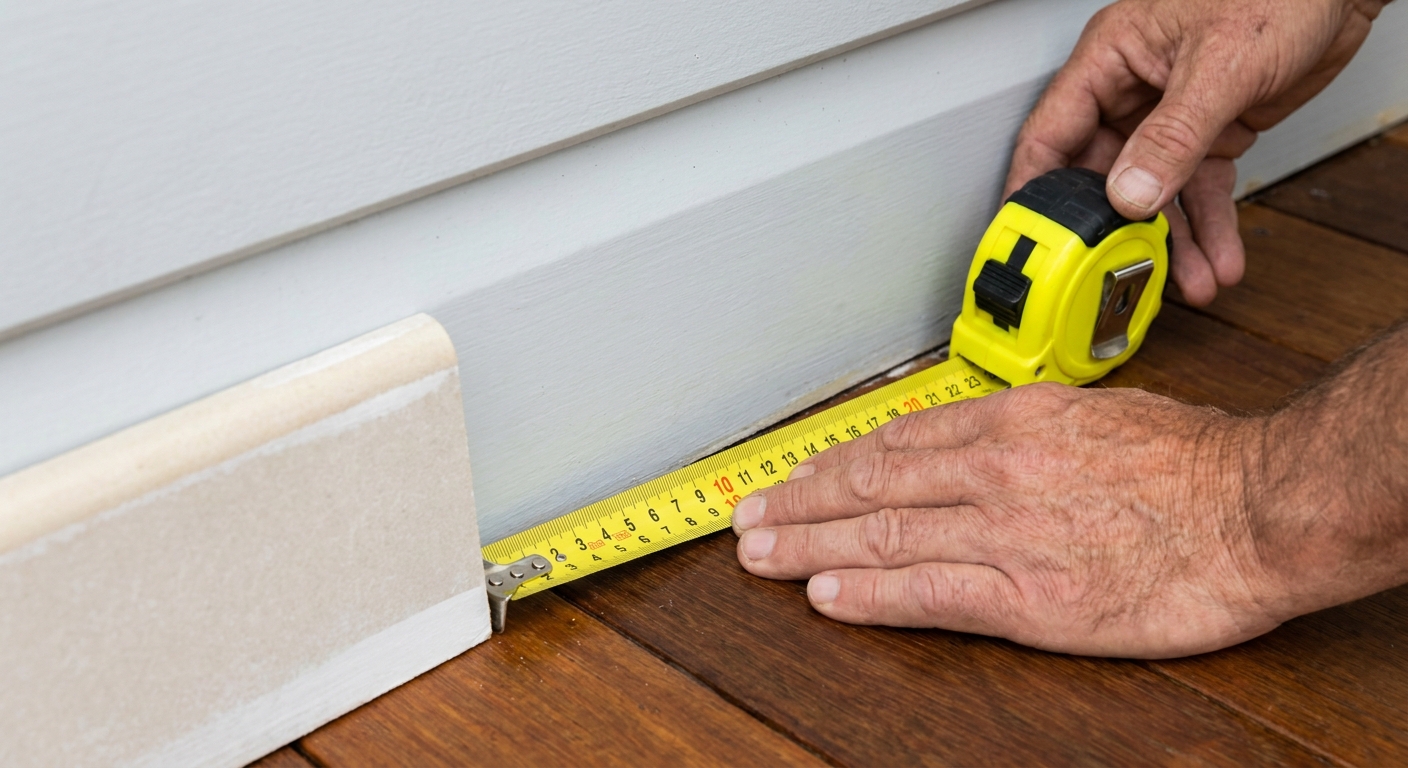 Step 1: Measure the room and order timber