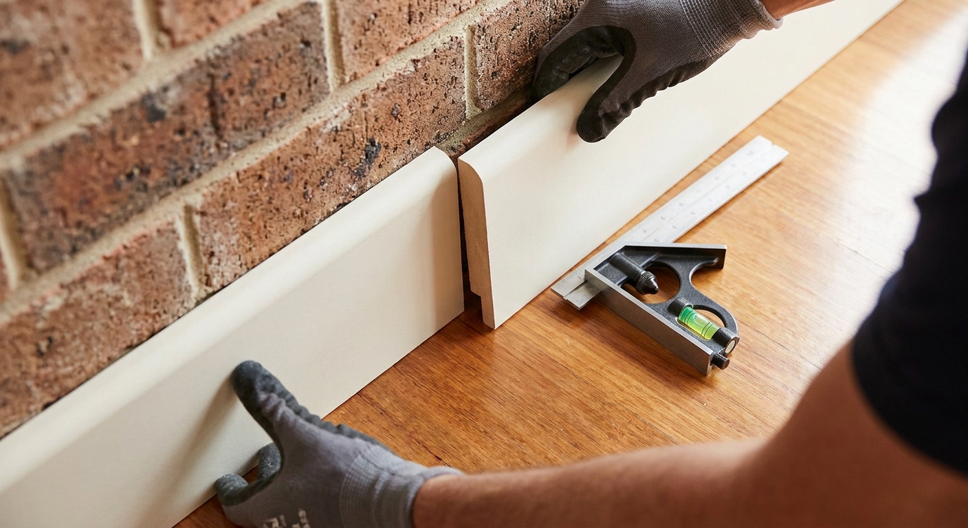 Step 3: Cut the longest wall first