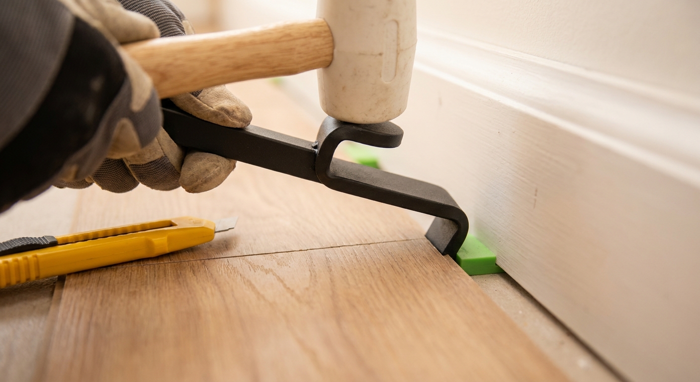 Step 6: Cut the last row and finish trim