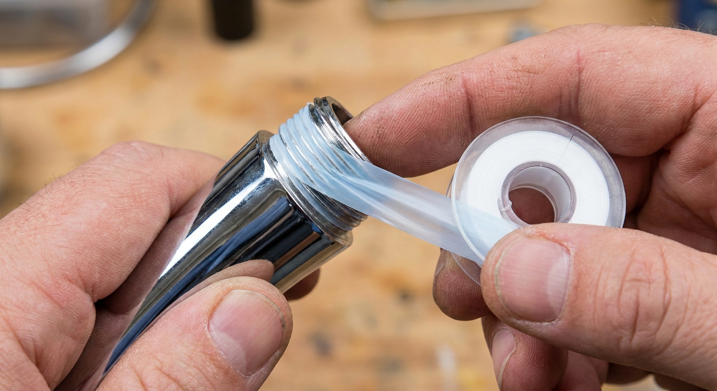Step 5: Re-tape the thread