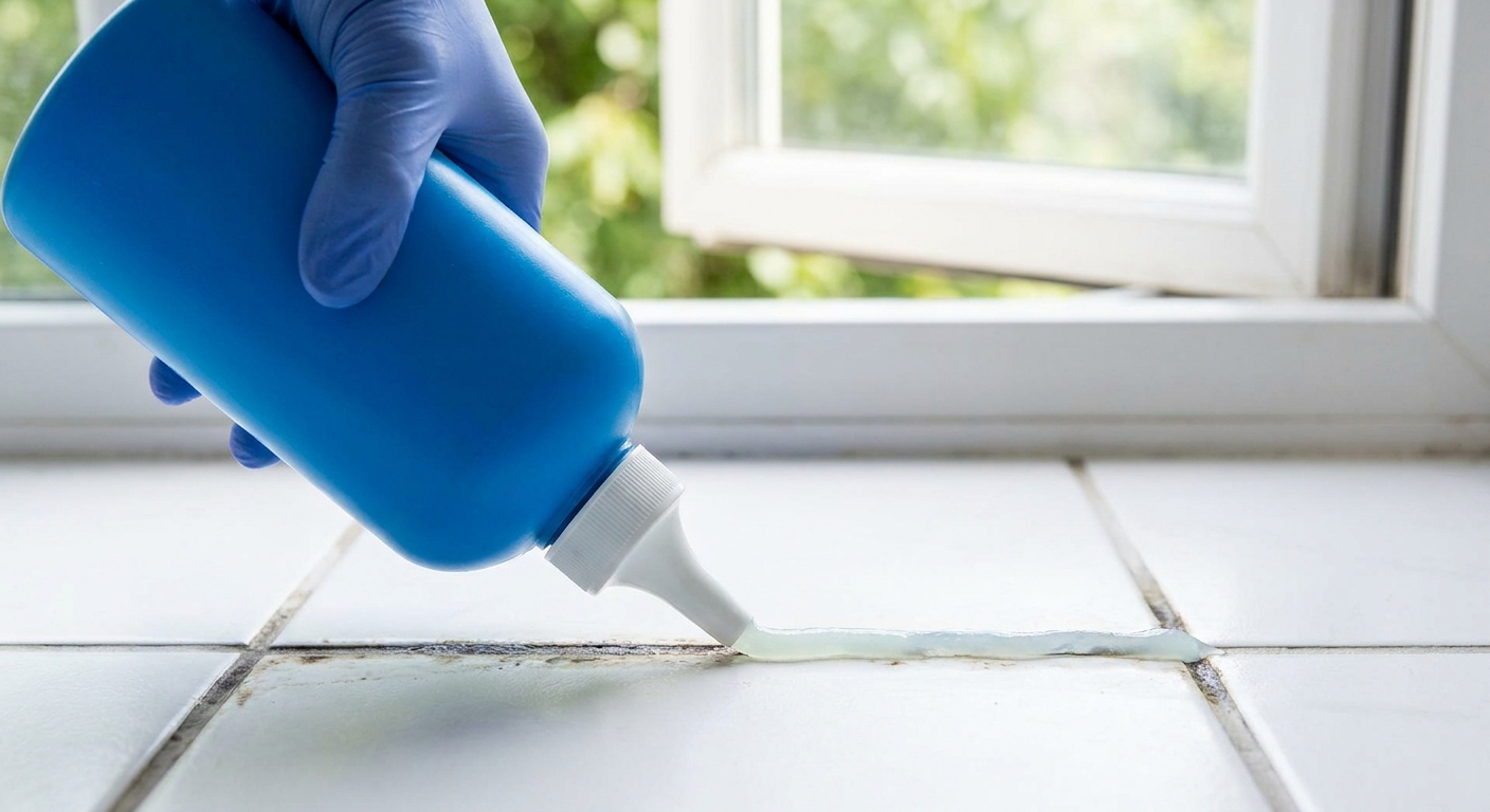 Step 5: For severe mould, use bleach as a last resort