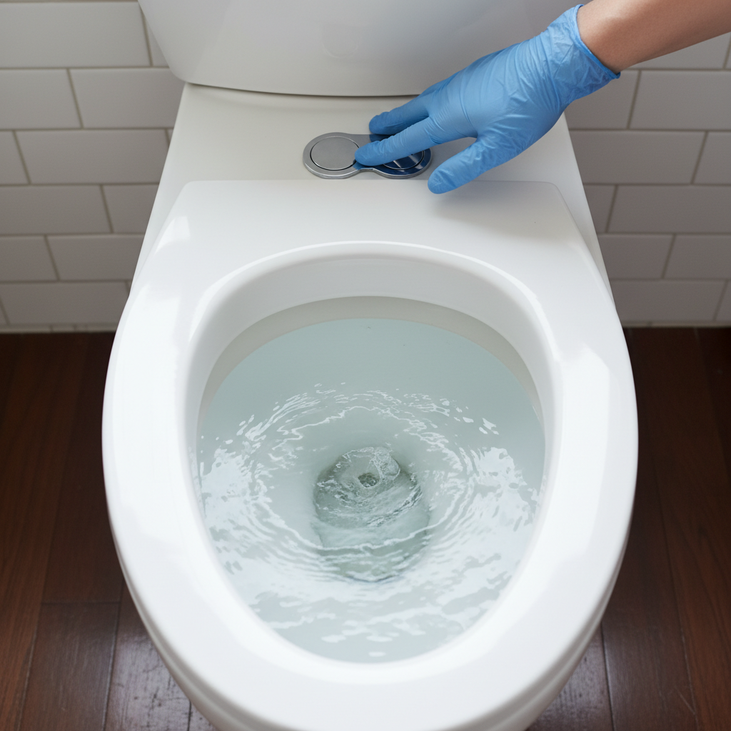 Step 6: Test with a controlled flush